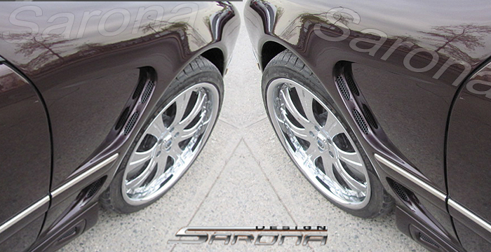 Custom Mercedes CL Fenders  Coupe (2000 - 2006) - $799.00 (Manufacturer Sarona, Part #MB-006-FD)